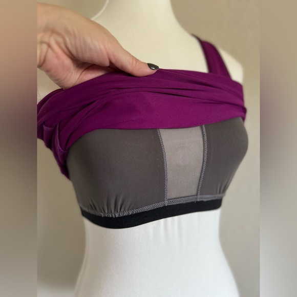 ALO Yoga Sheer Racerback Purple Tank Top EUC - Picture 4 of 8